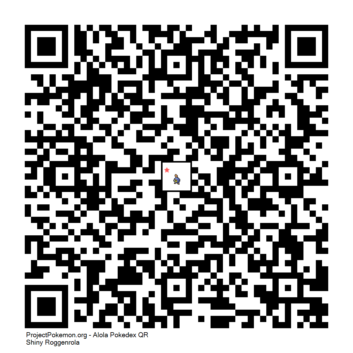 Cdigo QR de Roggenrola variocolor